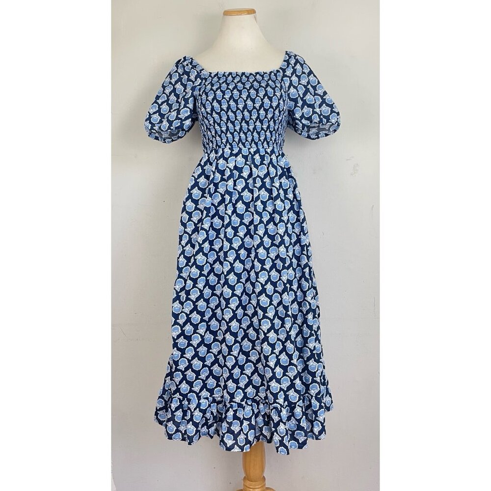 J. Crew Blue Floral Dress